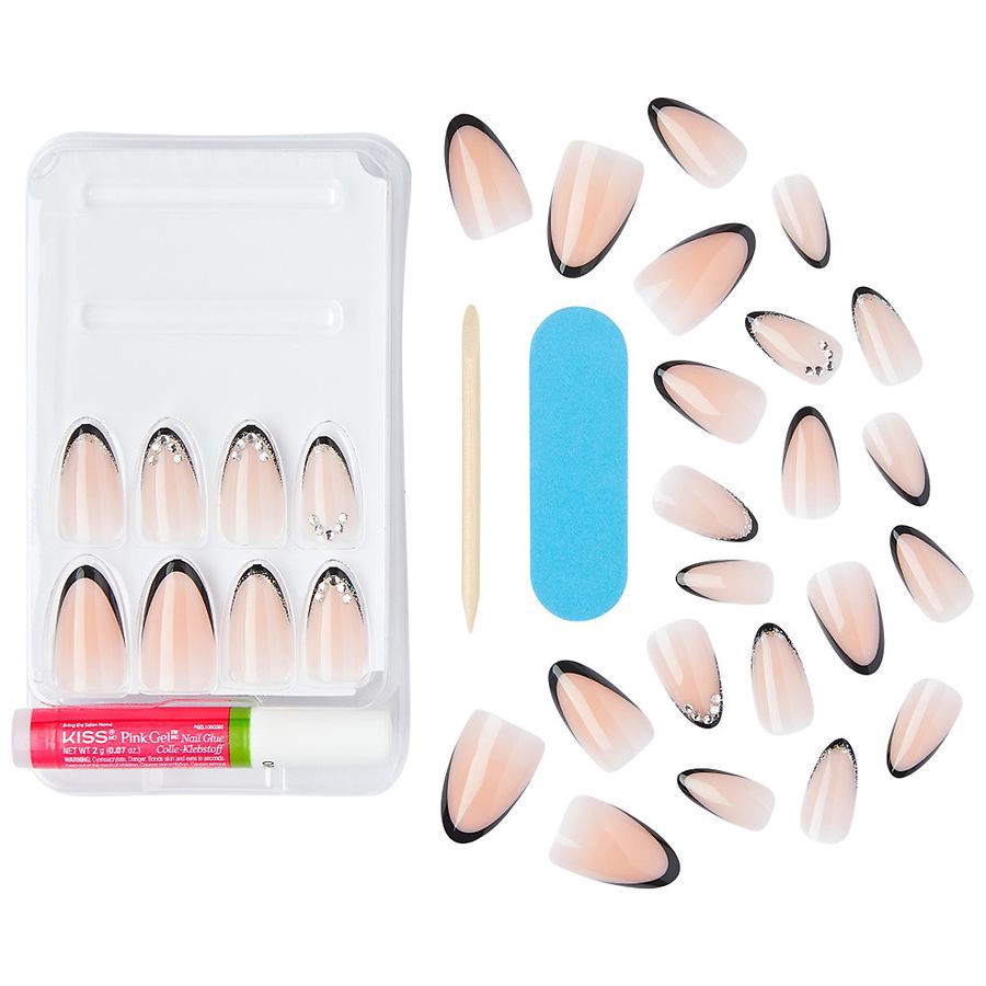 slide 3 of 5, Kiss Masterpiece Nails Medium 30 ea, 30 ct