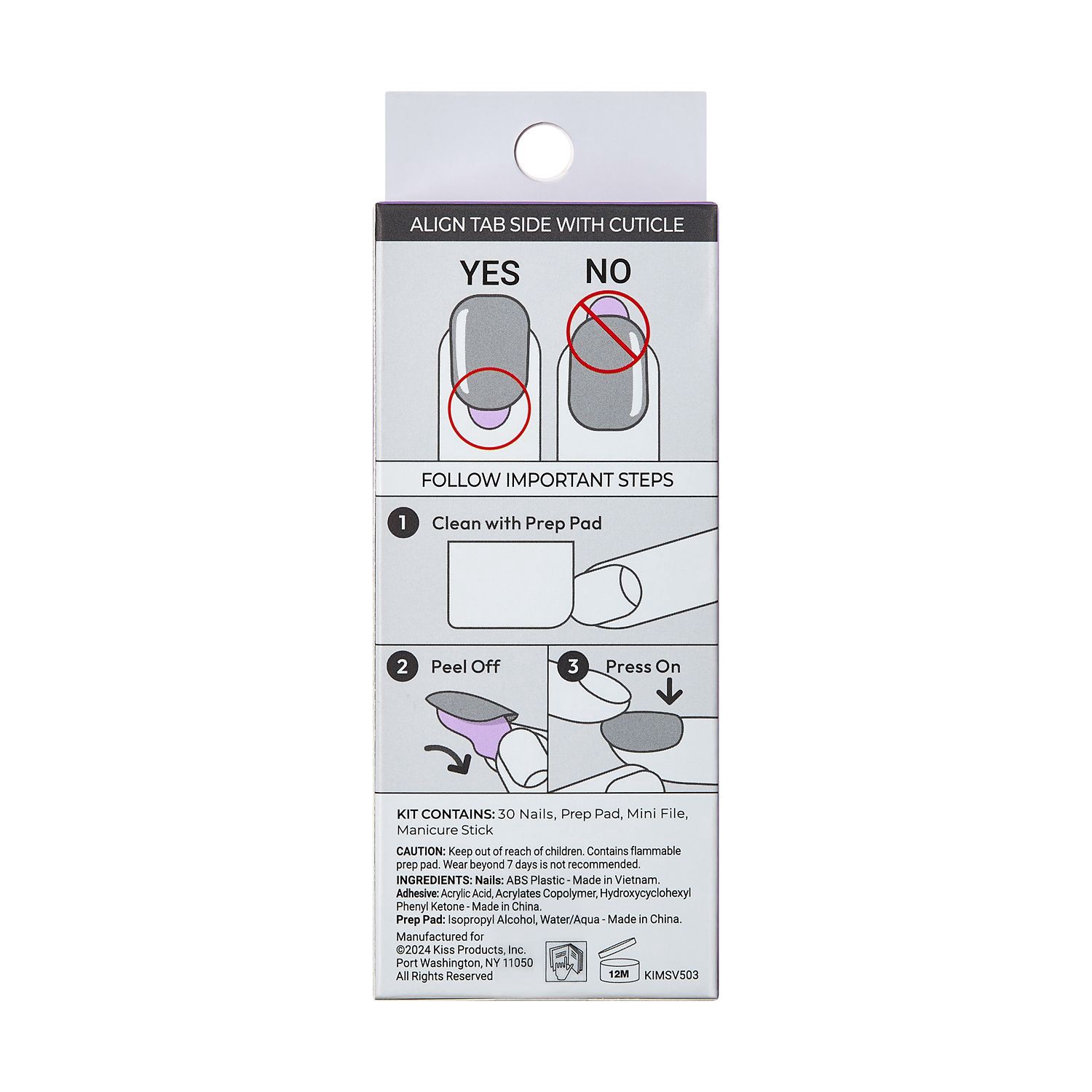 slide 3 of 10, Kiss Impress Nails - Glimpse, 1 ct