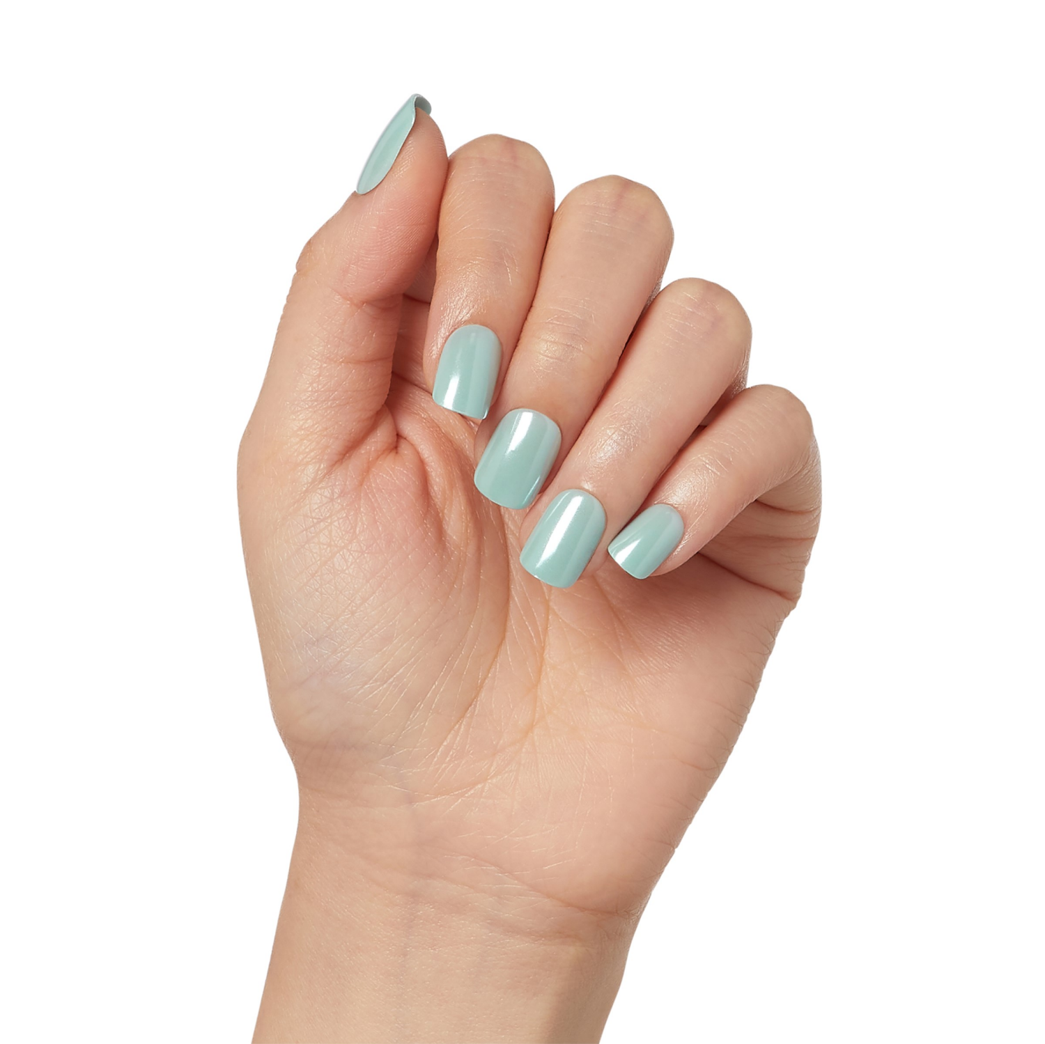 slide 7 of 7, Kiss Impress No Glue Mani Press On Nails, Color Fx, After Hours, Green, Short Squoval, 30 Ct, 1 ct