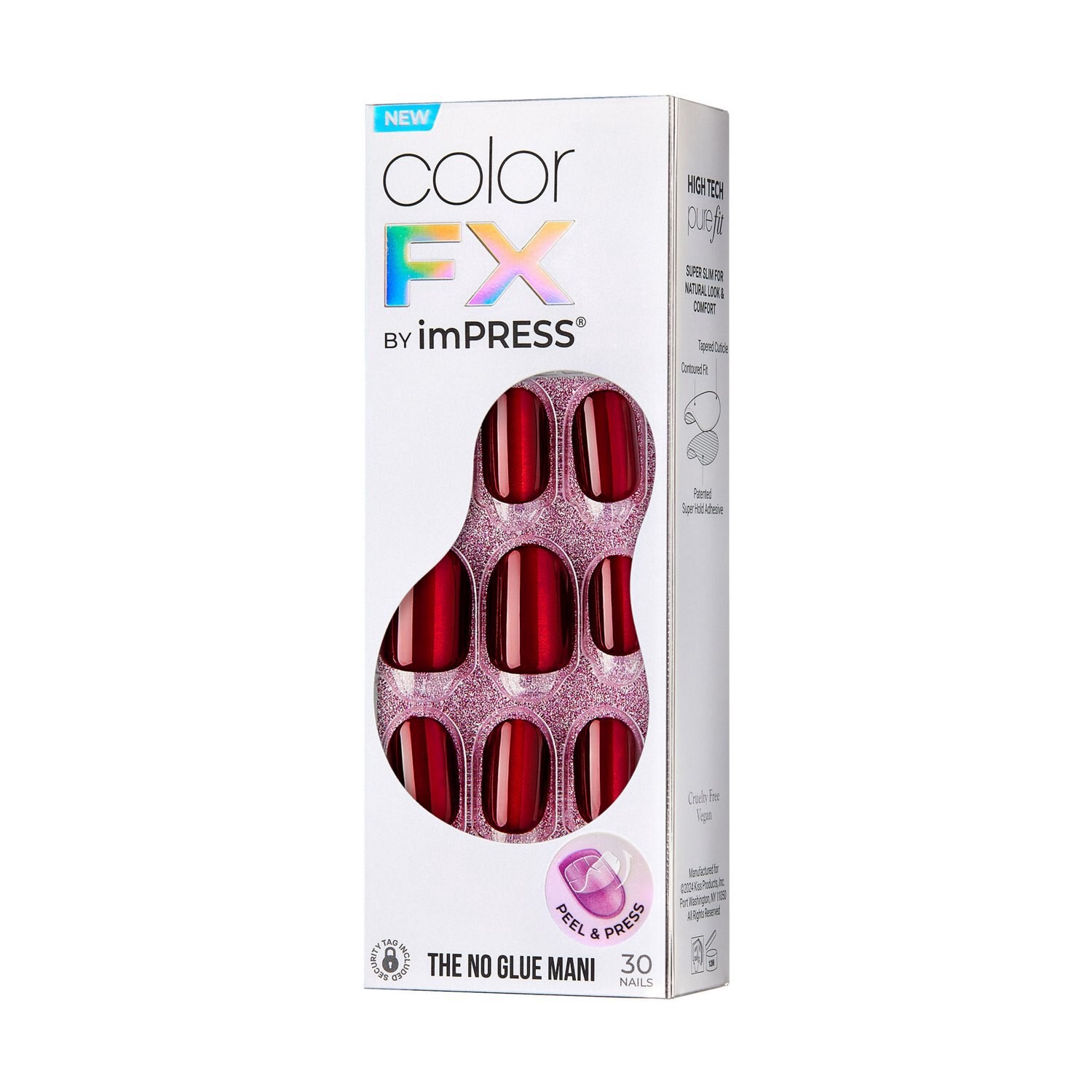 slide 5 of 7, imPRESS Color FX The No Glue Mani 1 Set, 1 ct