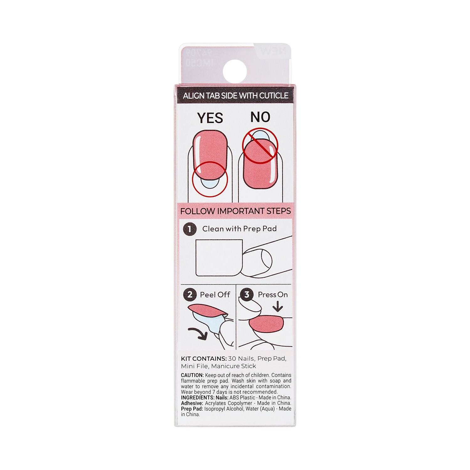 slide 3 of 4, KISS NAIL Ks Impress Color Nails - Beat The Heat, 1 ct