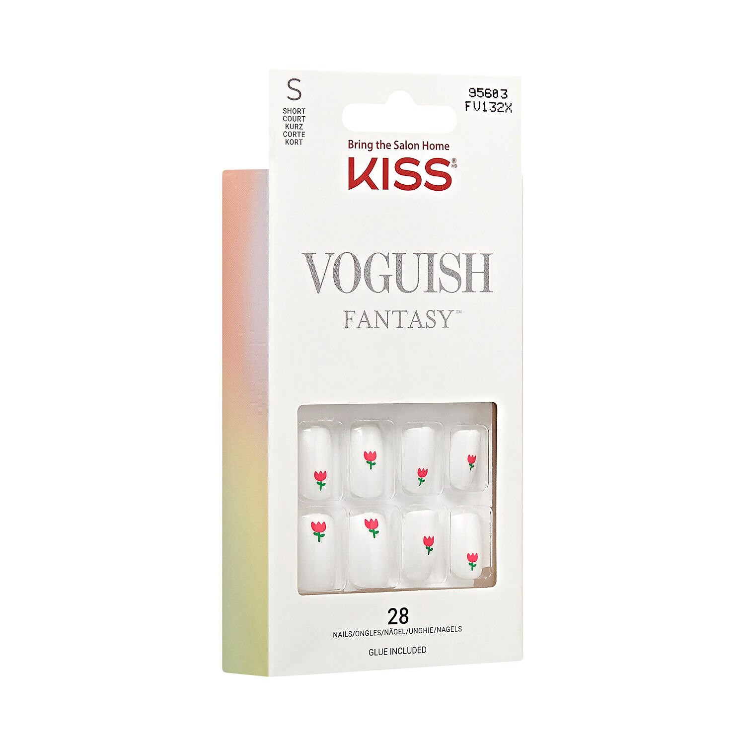 slide 2 of 4, KISS NAIL Kiss Voguish Fantasy False Nails, Clocks, 1 ct
