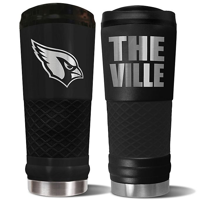 slide 1 of 1, NFL Arizona Cardinals Powder Coated Stealth Draft Tumbler, 24 oz