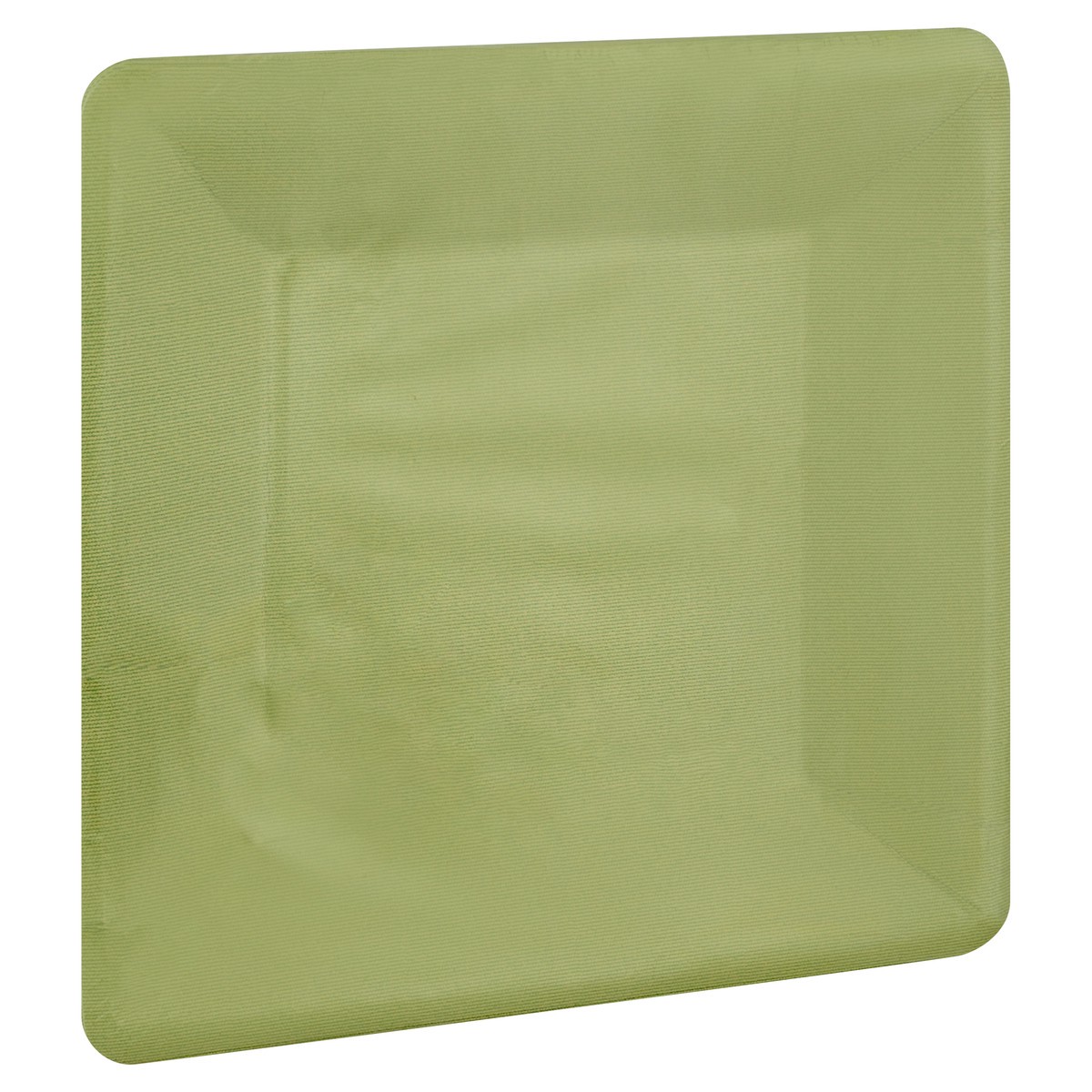slide 3 of 9, Caspari 7 Inch Moss Green Dessert Plates 8 ea, 8 ct