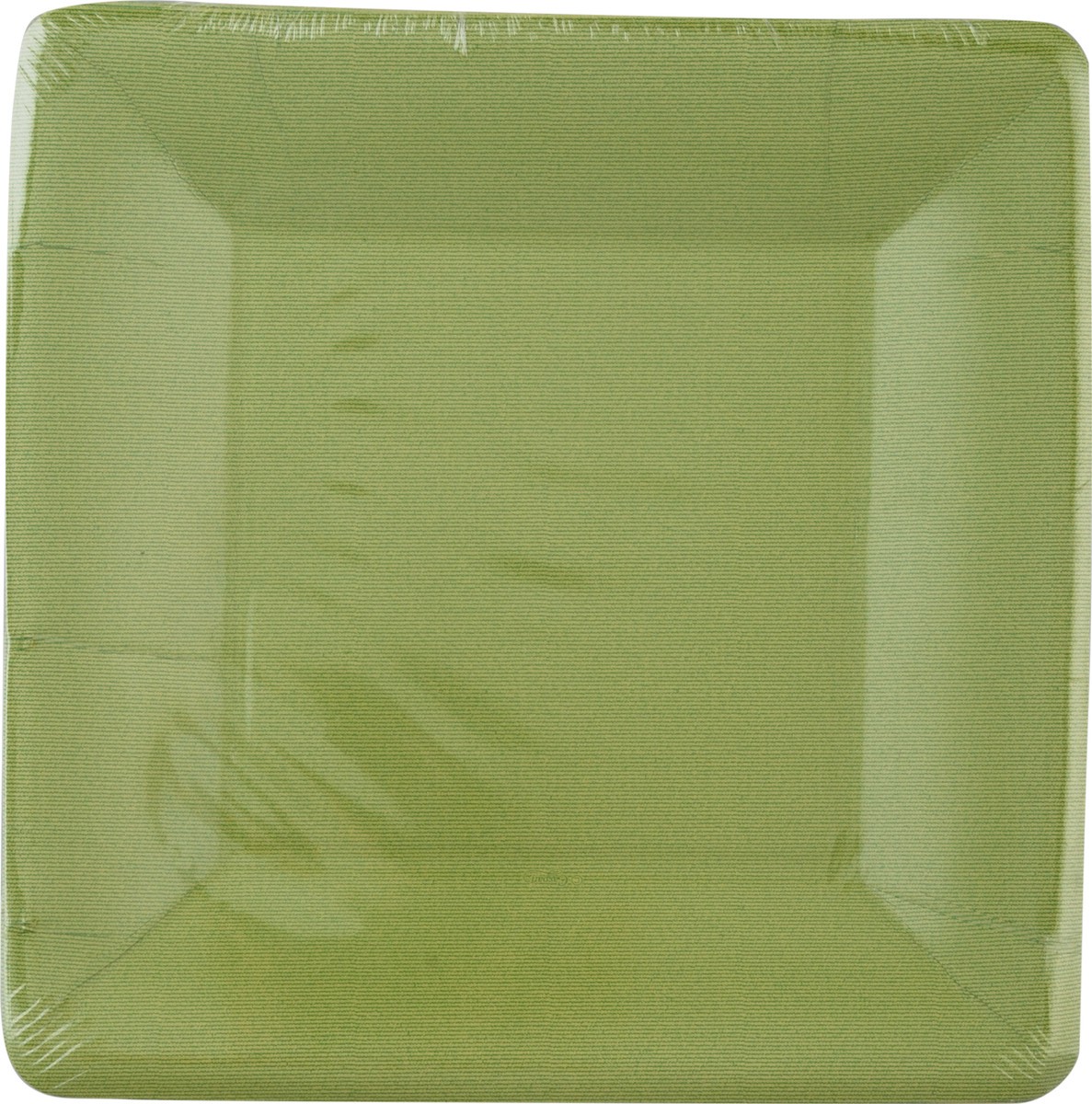slide 2 of 9, Caspari 7 Inch Moss Green Dessert Plates 8 ea, 8 ct
