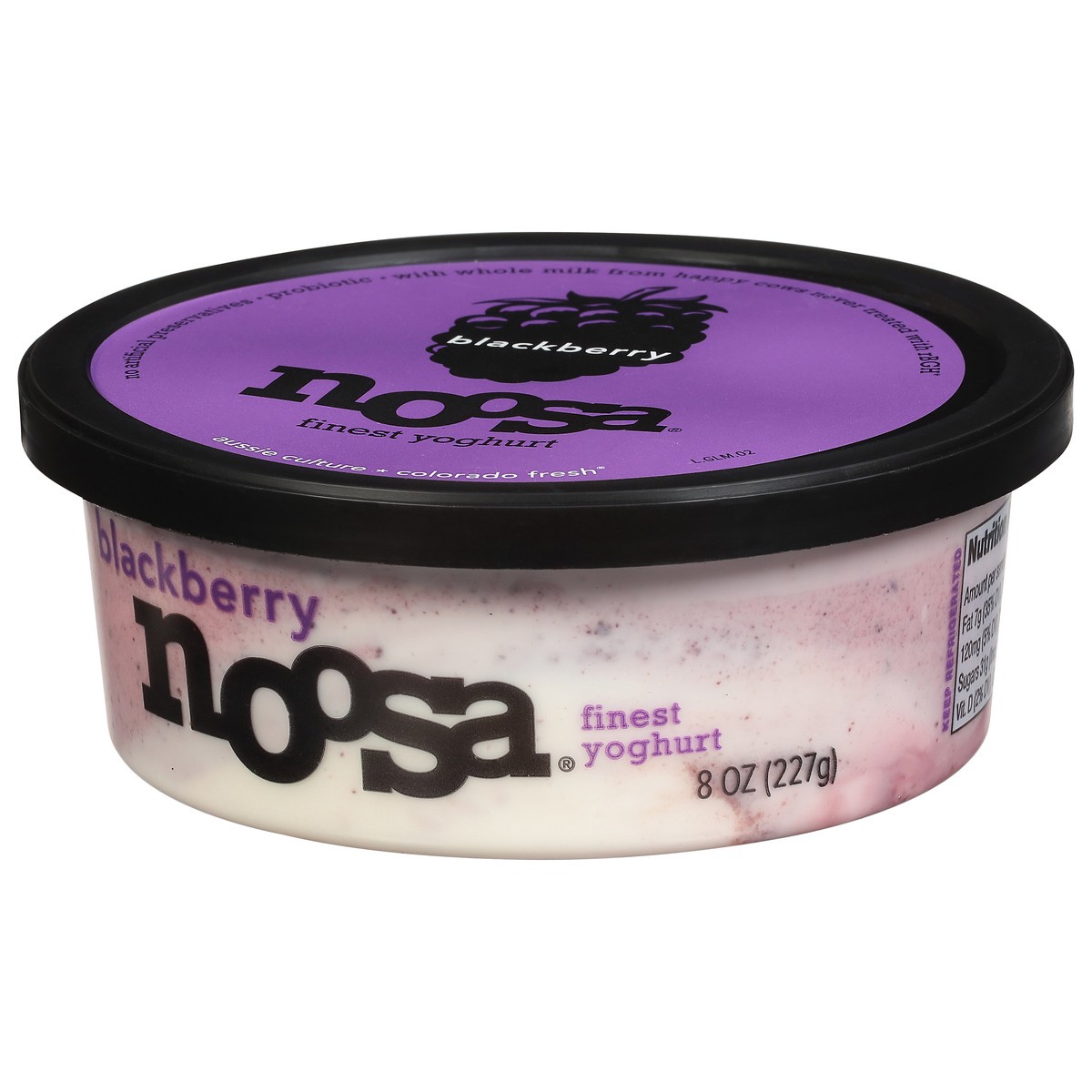 slide 3 of 9, Noosa Blackberry Finest Yoghurt 8 oz, 8 oz