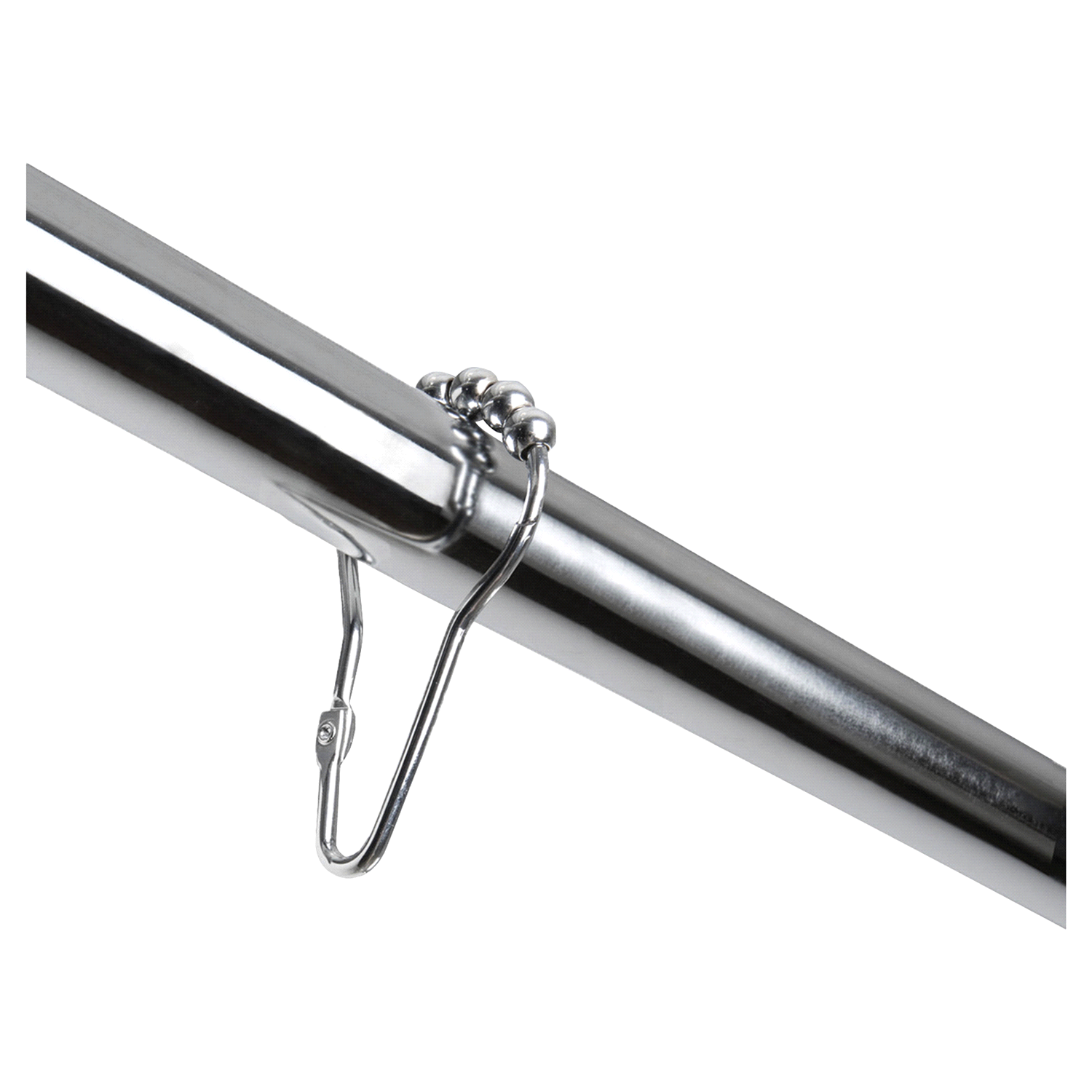 slide 1 of 2, ZENNA HOME Roller V Glide Hooks, Chrome, 1 ct