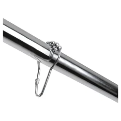 ZENNA HOME Roller V Glide Hooks, Chrome