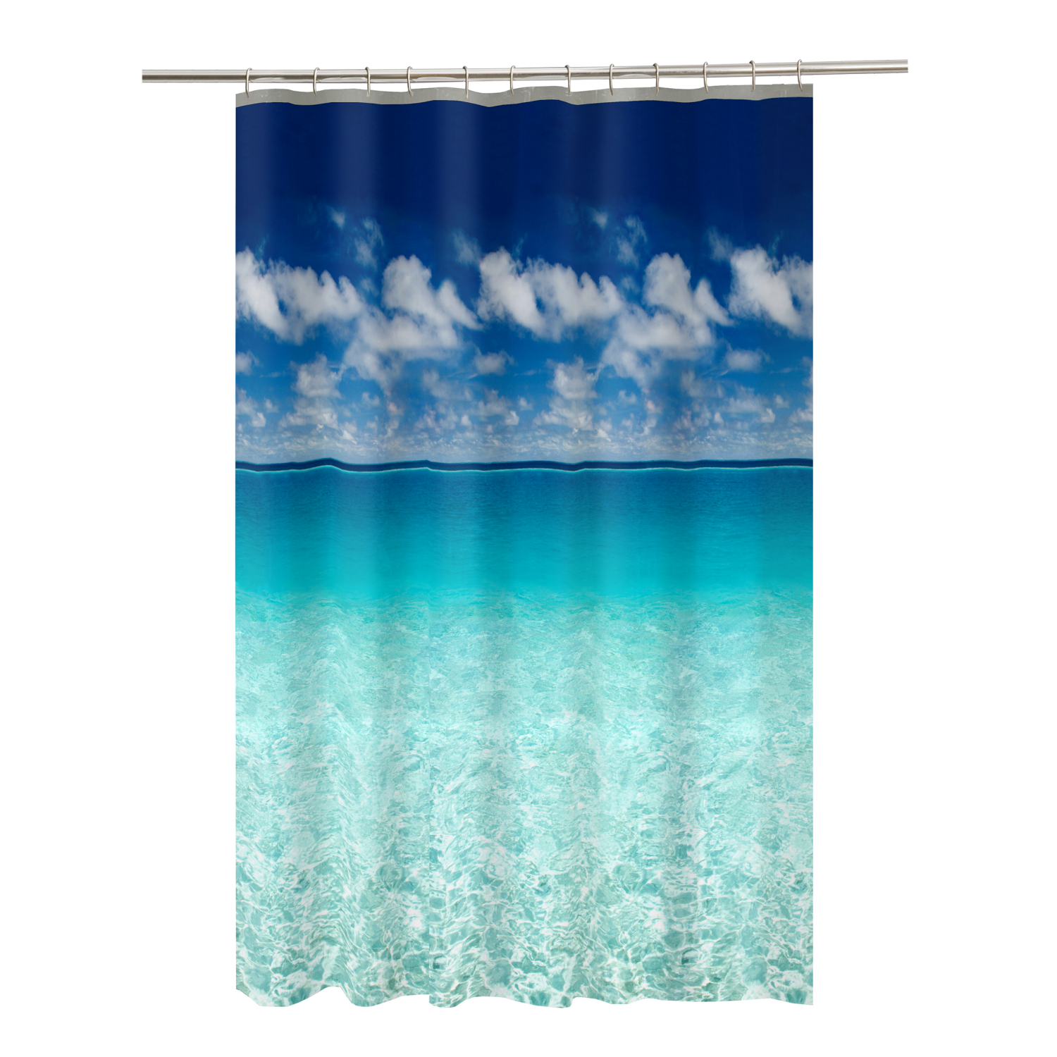 slide 5 of 5, Maytex Escape Peva Shower Curtain Liner, 70 in x 72 in