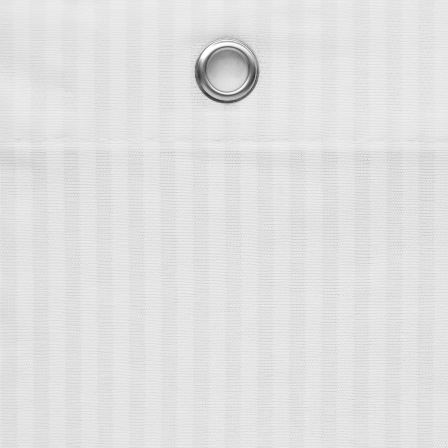 slide 5 of 5, Zenna Home Waterproof Striped Fabric Shower Curtain or Liner, White, 70 in x 72 in