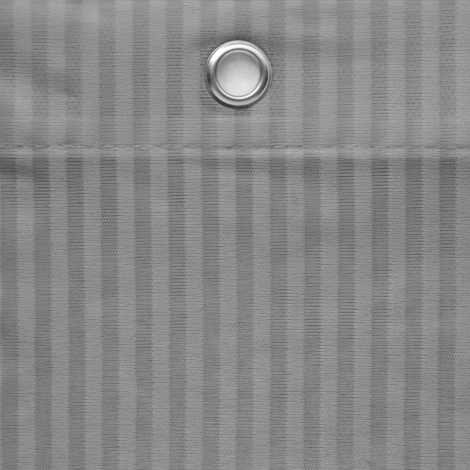 slide 5 of 5, Zenna Home Waterproof Striped Fabric Shower Curtain or Liner, Grey, 70 in x 72 in