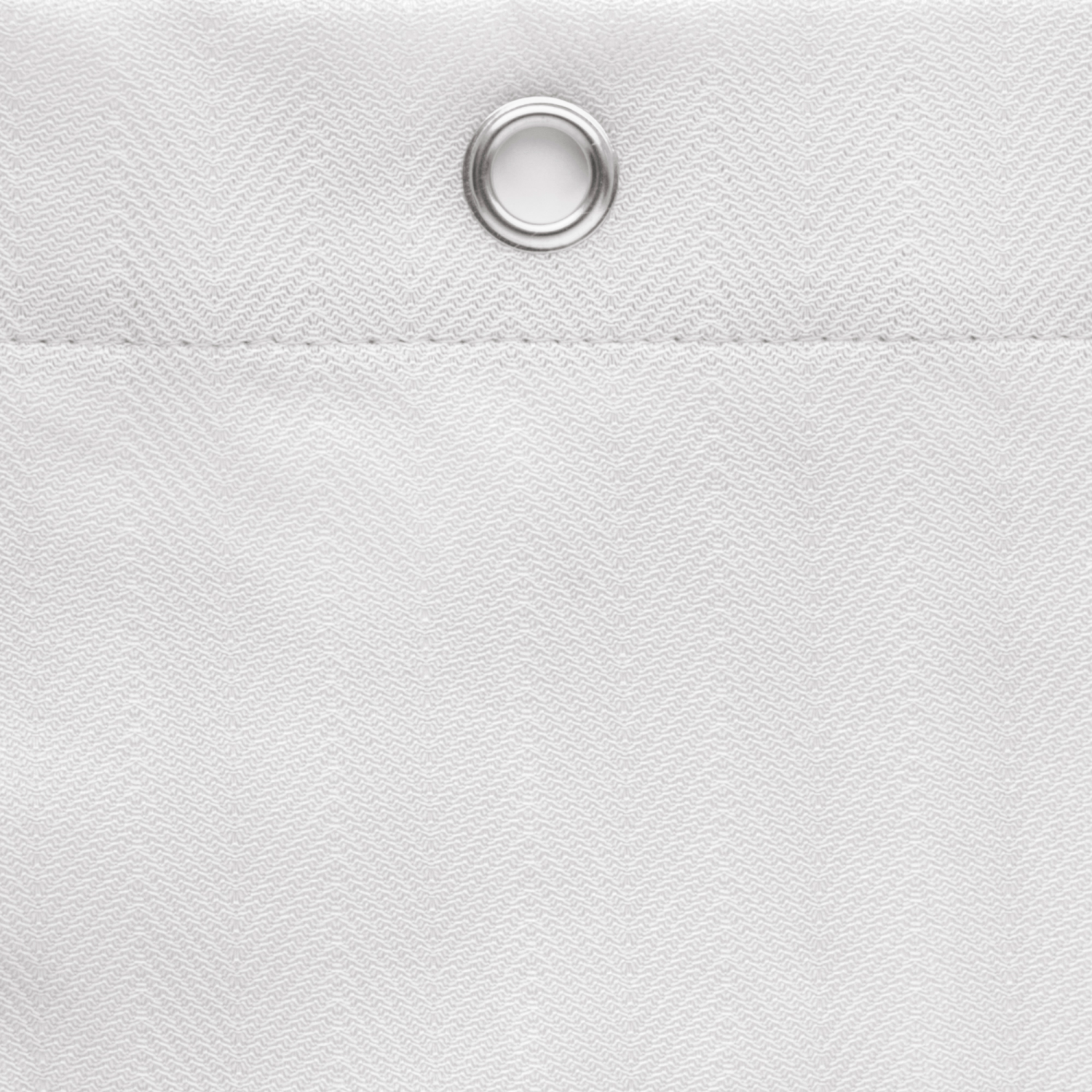 slide 3 of 6, Zenna Home Waterproof Herringbone Fabric Shower Curtain/Liner, 70 x 72 in, White, 70 x 72 