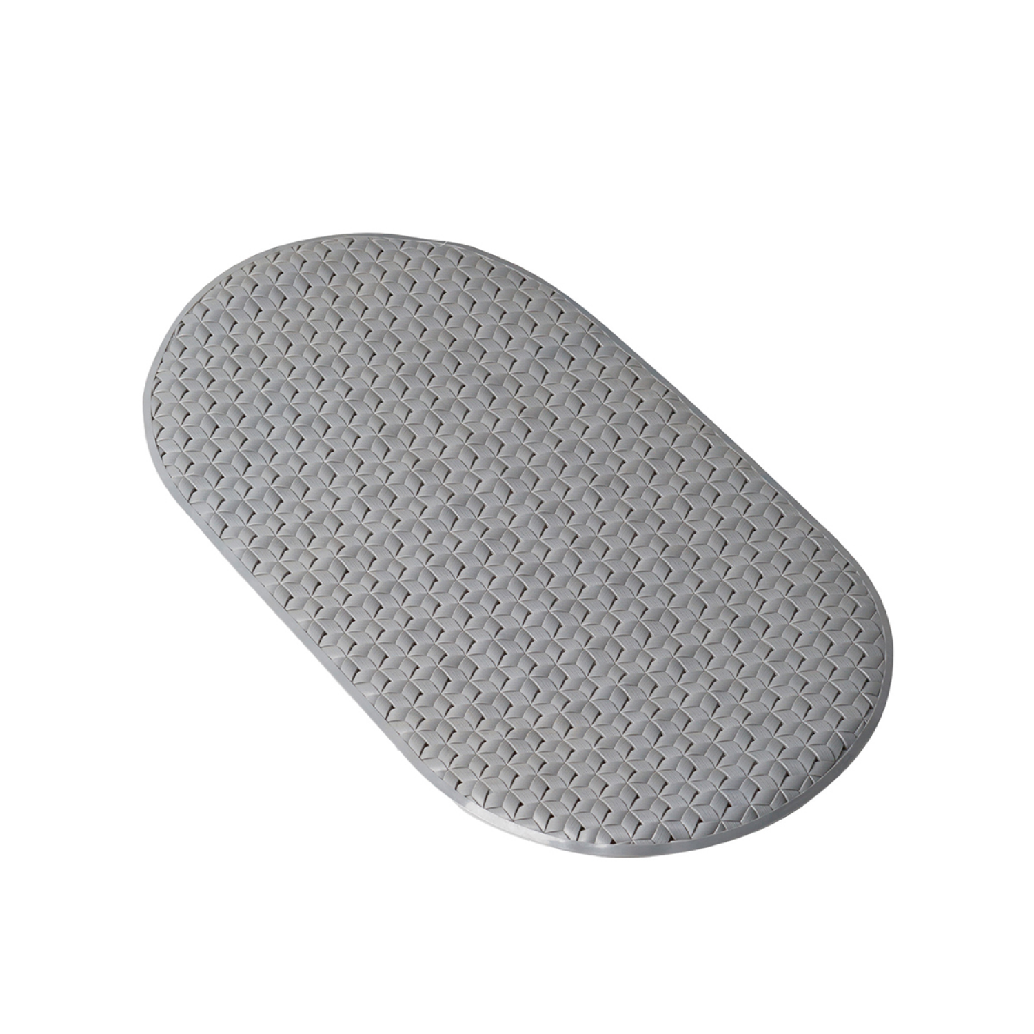 slide 3 of 3, Zenna Home Eco-Smart Tri-Weave Premium Bath Mat, Gray, 1 ct