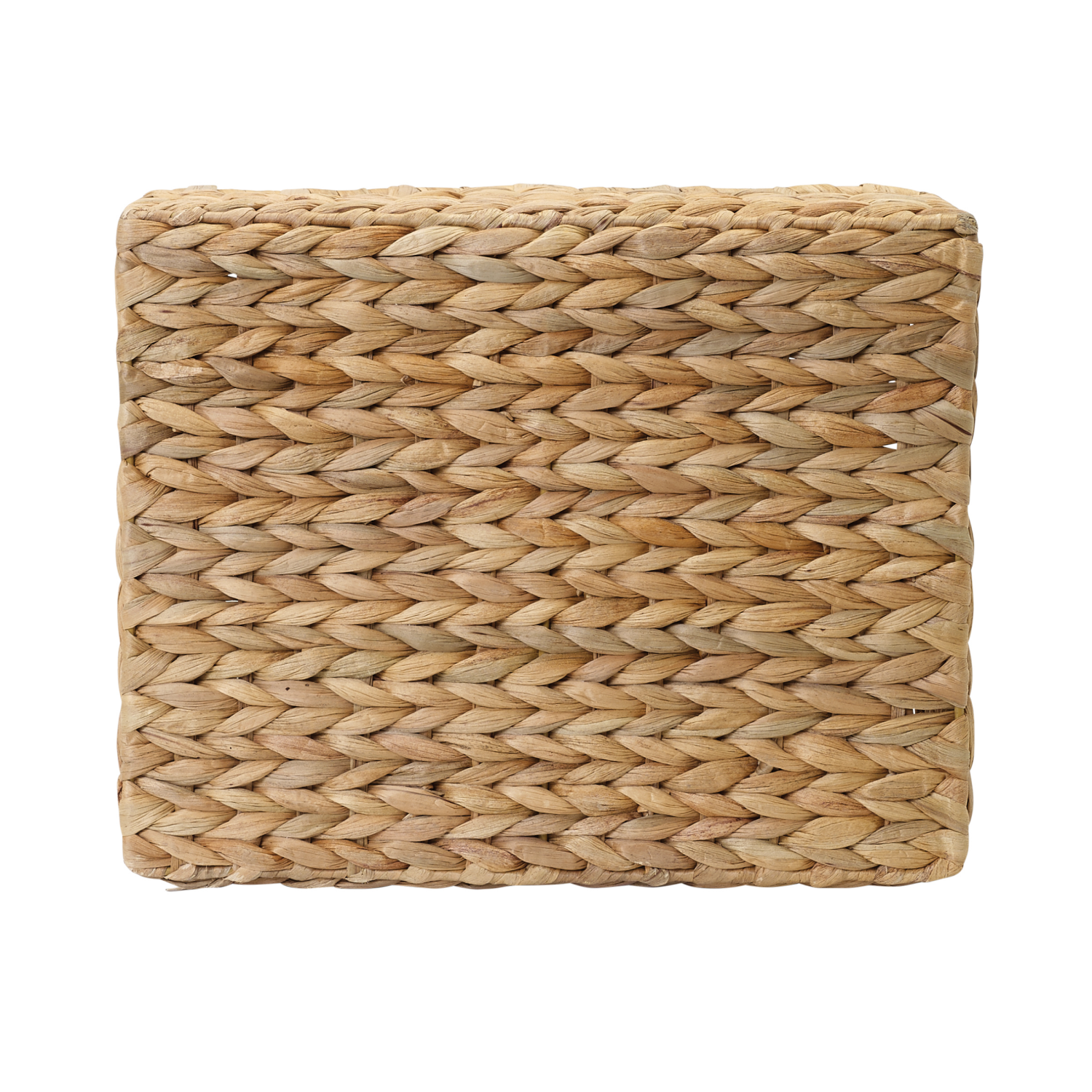 slide 3 of 8, Nat Havana Water Hyacinth Rectangular Basket With Wood Pole, 1 ct