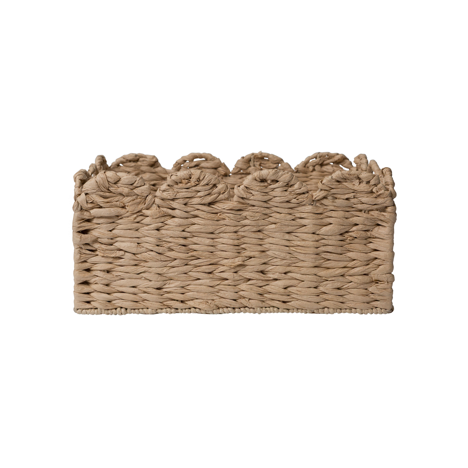 slide 3 of 3, RGI Home Woven Paper Cord Decorative Storage Basket, Natural, 1 ct