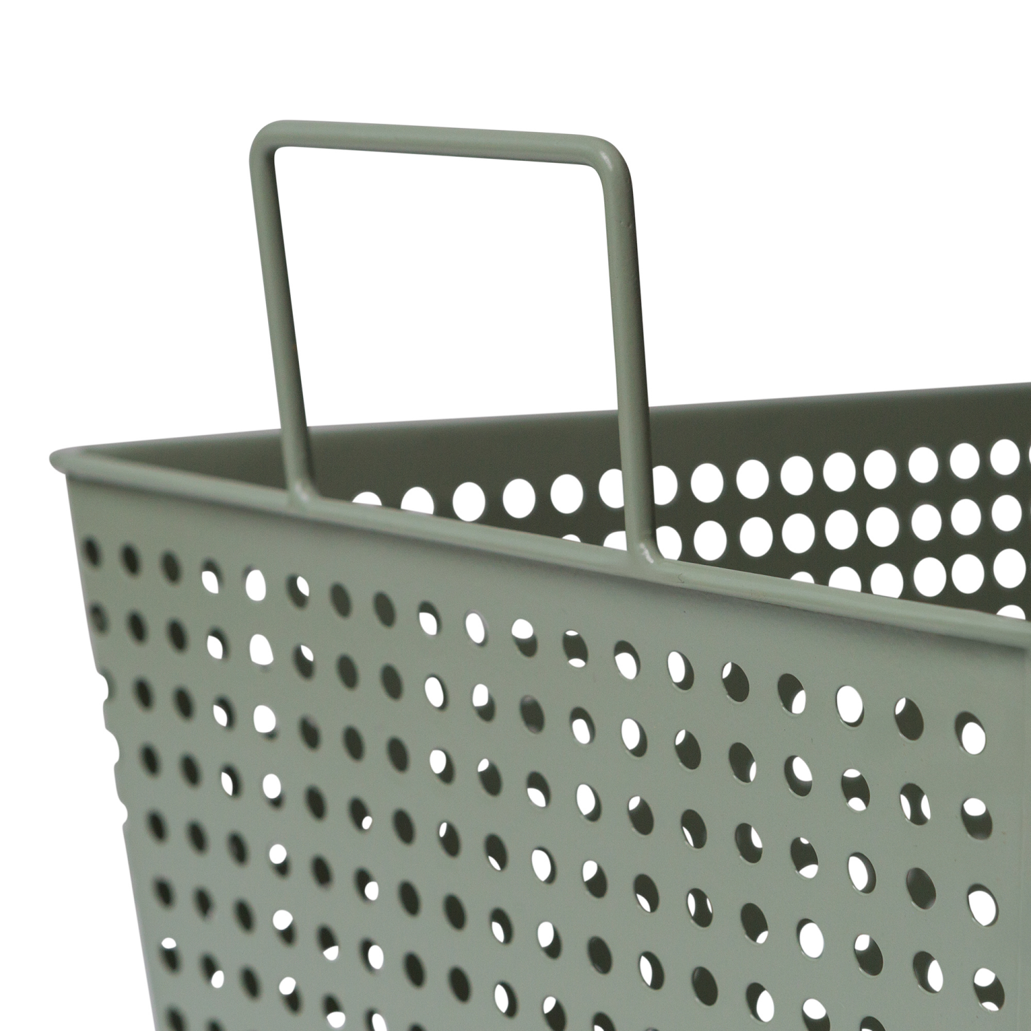 slide 2 of 4, RGI Home Perforated Metal Decorative Storage Basket, Desert Sage, 1 ct
