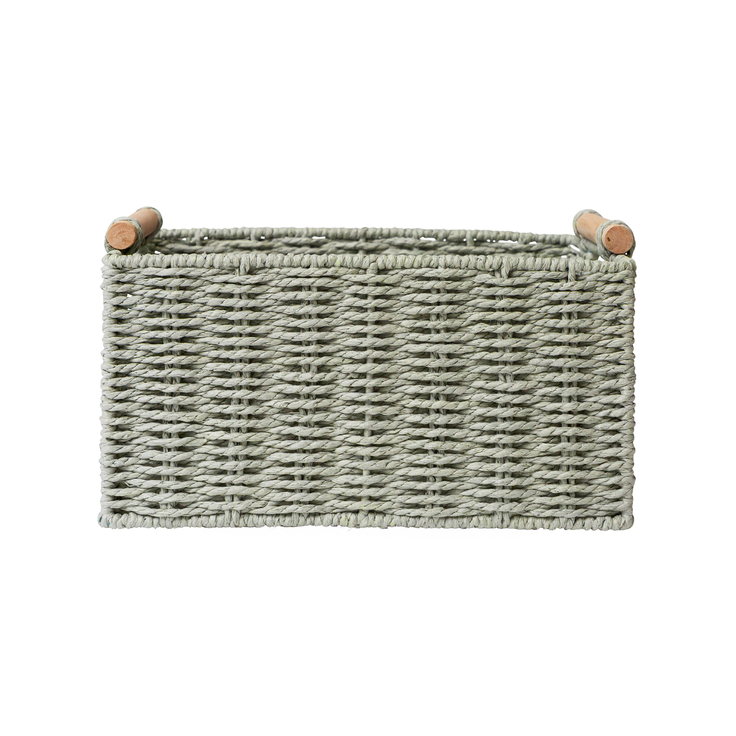 slide 4 of 4, RGI Home Woven Paper Cord Decorative Storage Basket, Desert Sage, 1 ct