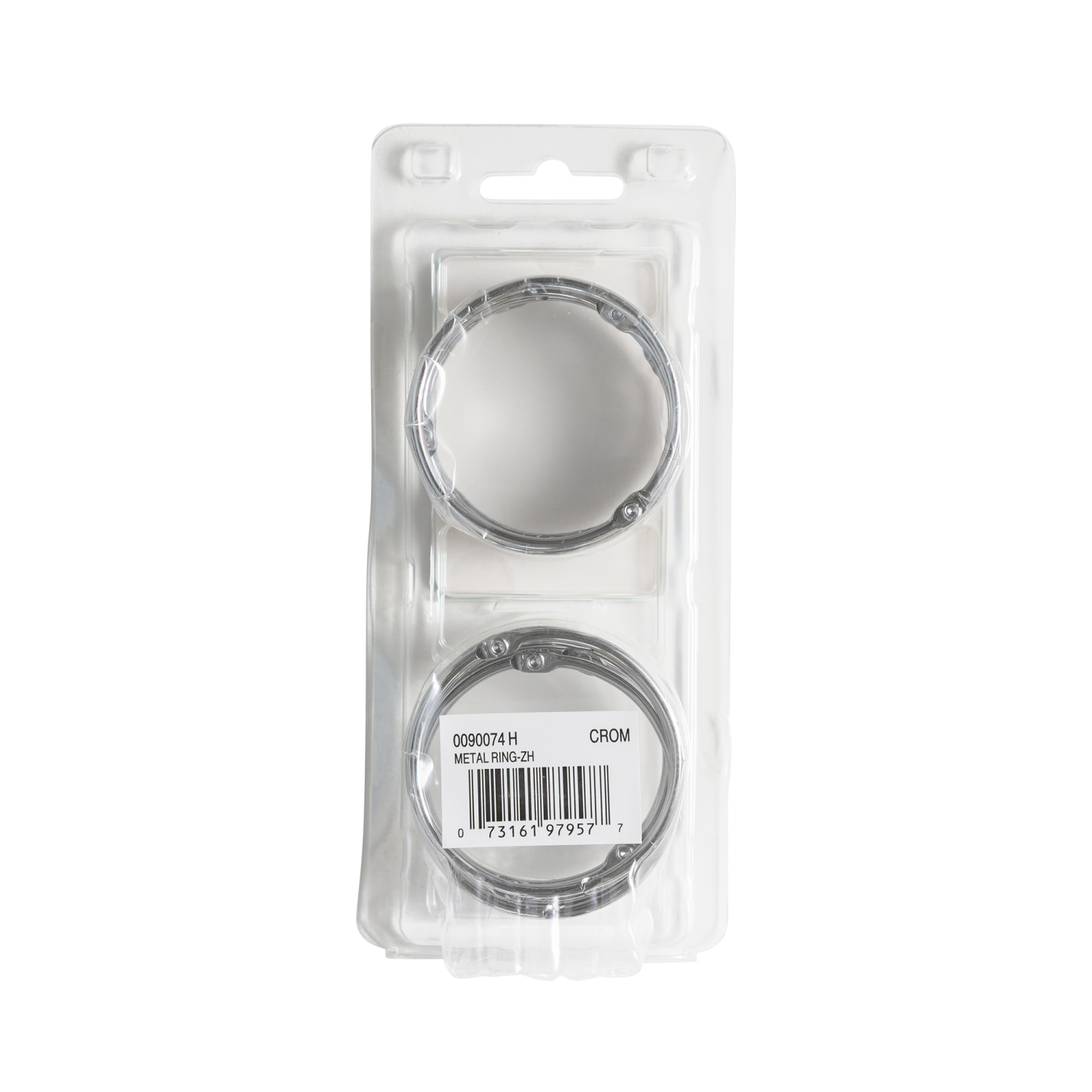 slide 3 of 3, Maytex Metal O-Ring Shower Curtain Hooks, Chrome, 12 ct