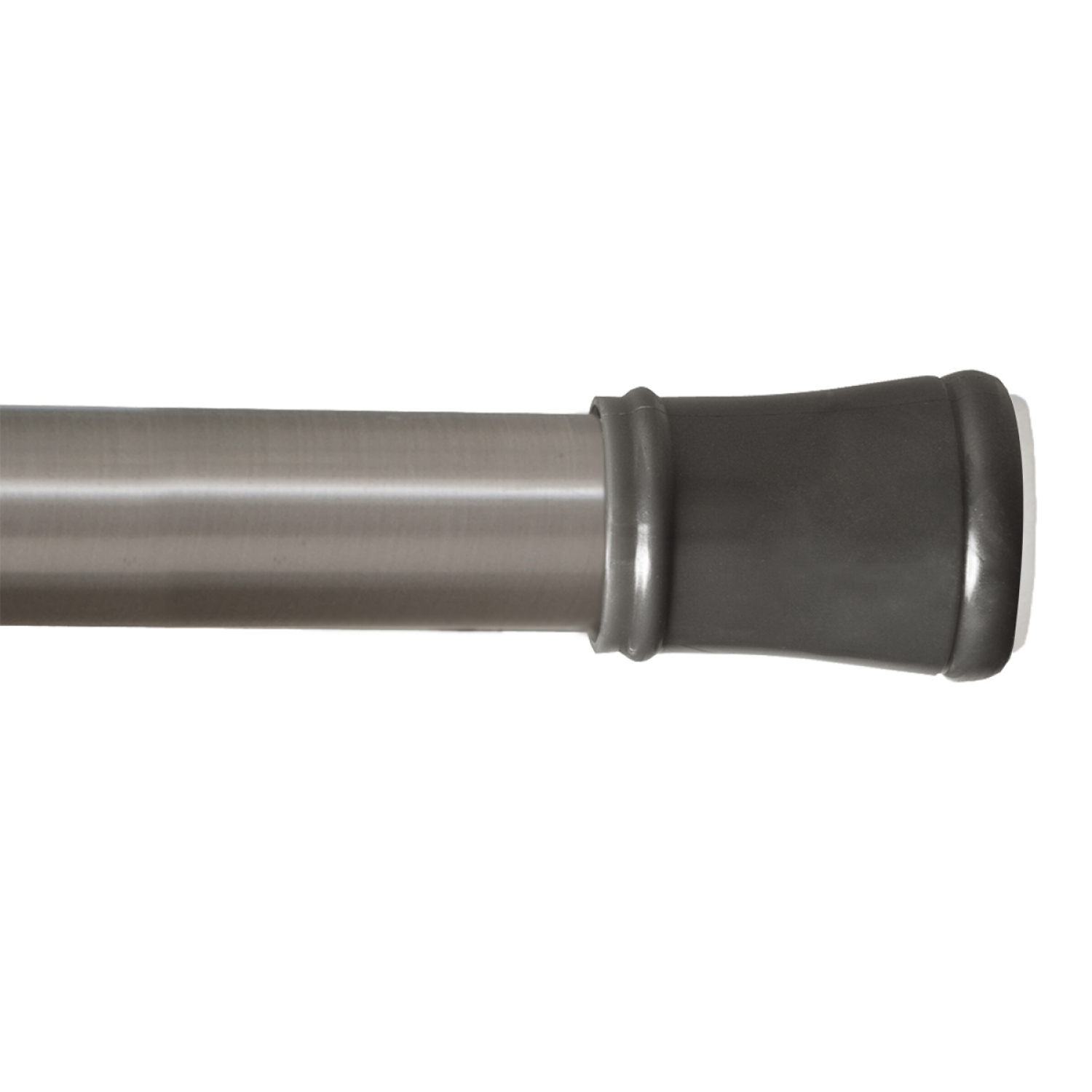 slide 1 of 3, Zenna Home EZ UP Shower Tension Rod, Brushed Nickel, 1 ct