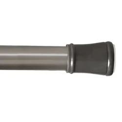 Zenna Home EZ UP Shower Tension Rod, Brushed Nickel