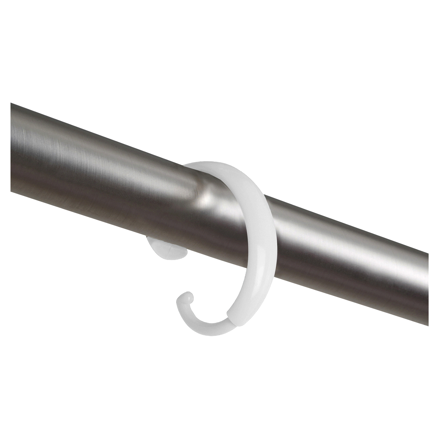 slide 1 of 2, Everyday Living Deluxe Plastic C Hook, White, 1 ct