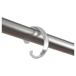 ZENNA HOME Deluxe Plastic C Hook, Clear