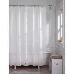 Zenna Home Heavy Weight PEVA Shower Curtain Liner, 70 in x 71 in, Frosty
