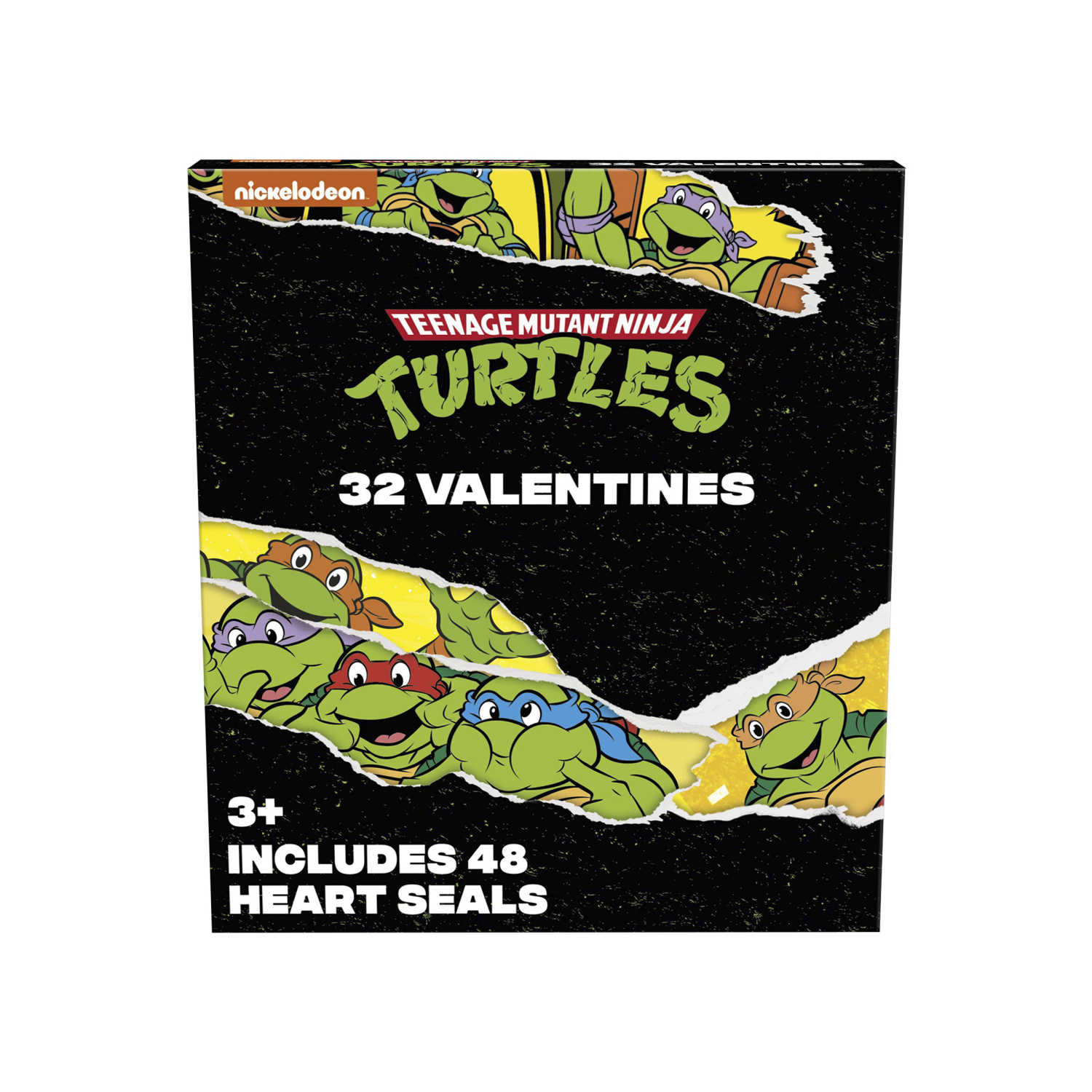 slide 1 of 1, Valentine Cards, TMNT, 32 Count, 32 ct