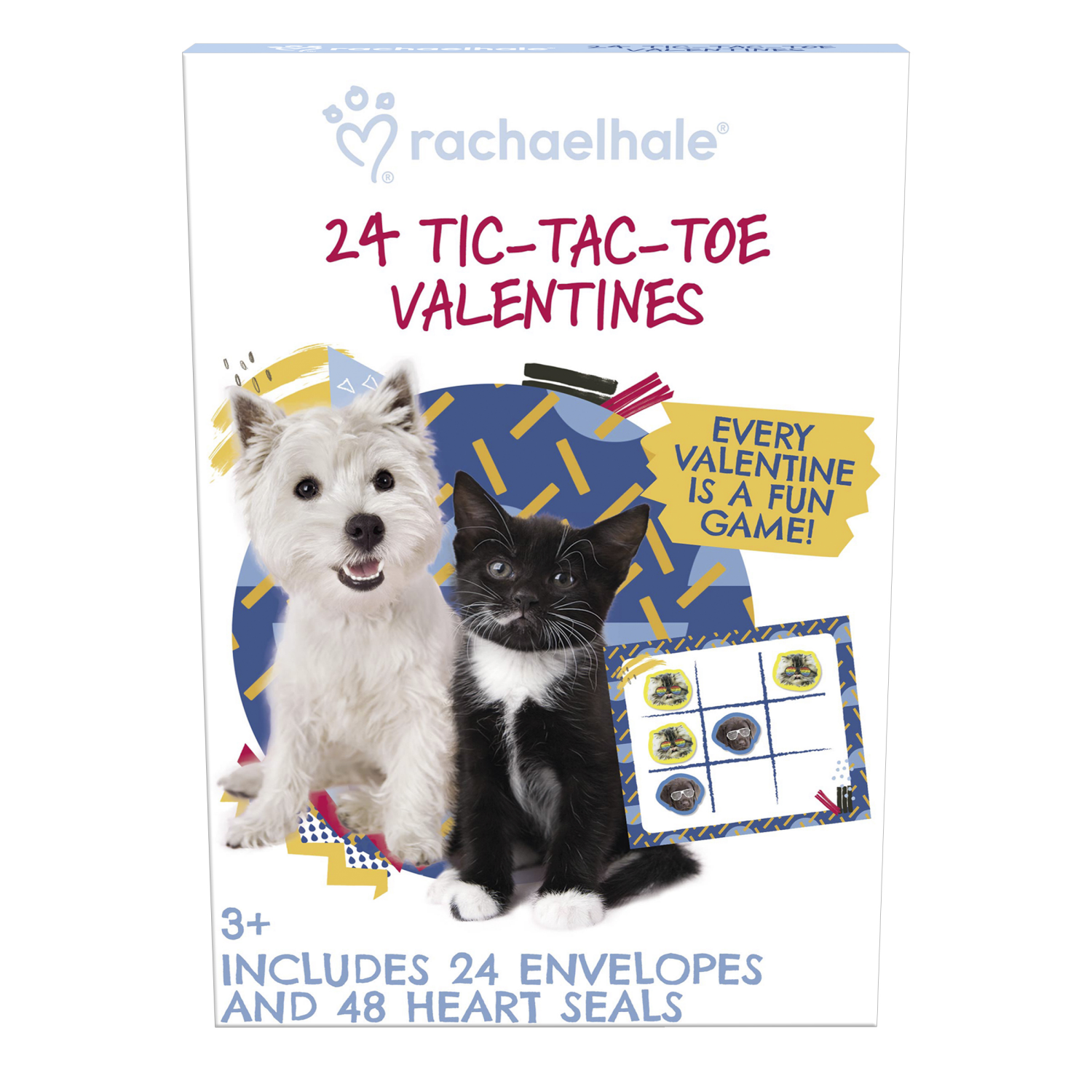 slide 1 of 1, Valentine Cards, Rachael Hale, 24 Count, 24 ct