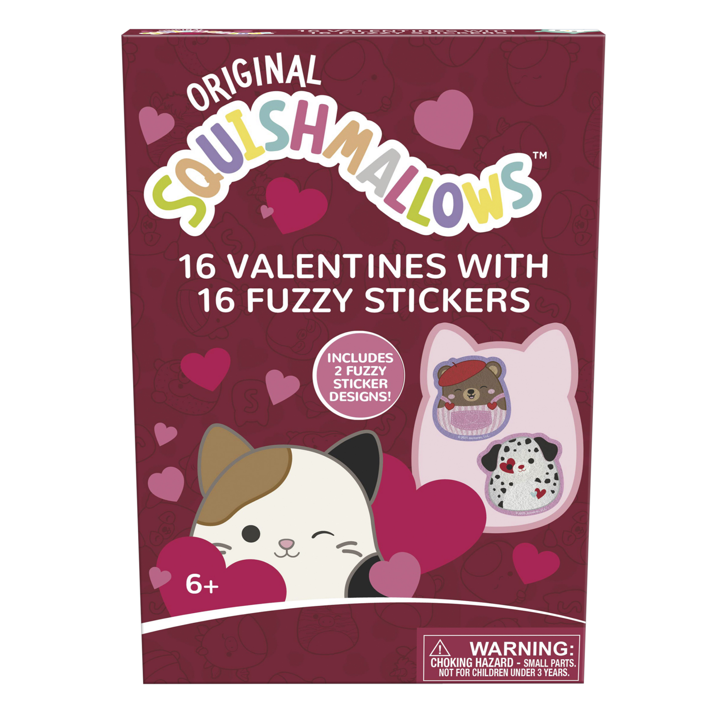 slide 1 of 1, Valentine Cards, Squishmallows, 16 Count, 16 ct