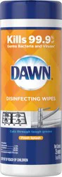 Dawn Disinfecting Wipes, Fresh Scent, 35 count