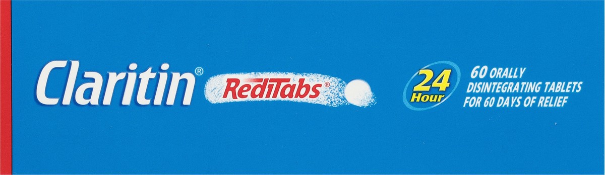 slide 3 of 9, Claritin RediTabs Non-Drowsy 10 mg Original Prescription Strength Allergy 60 Tablets, 60 ct
