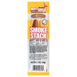 Snack Bites Smoke Stack Beef Sausage & Cheddar Cheese Snack