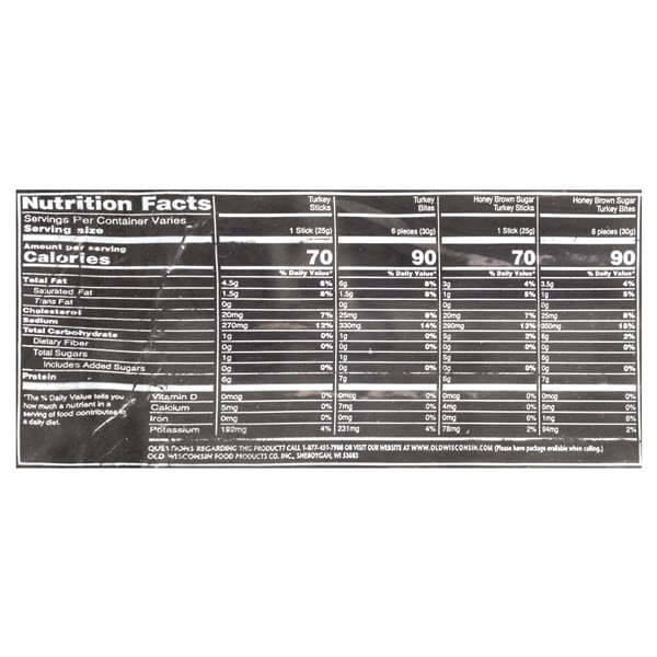 slide 8 of 9, Old Wisconsin Turkey Snack Sticks, 16 oz, 16 oz