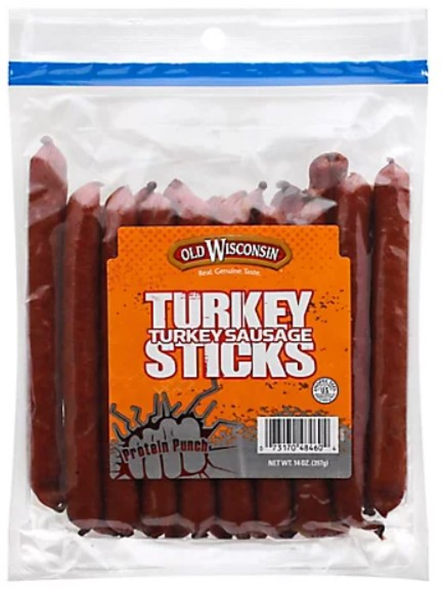 slide 1 of 2, Old Wisconsin Turkey Sausage Sticks, 14 oz