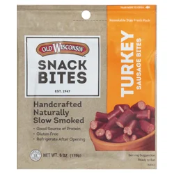Old Wisconsin Turkey Sausage Snack Bites 6 oz. Pouch