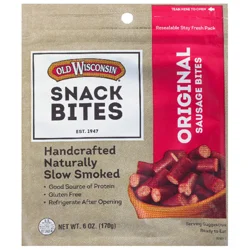 Old Wisconsin Original Sausage Snack Bites 6 oz. Pouch