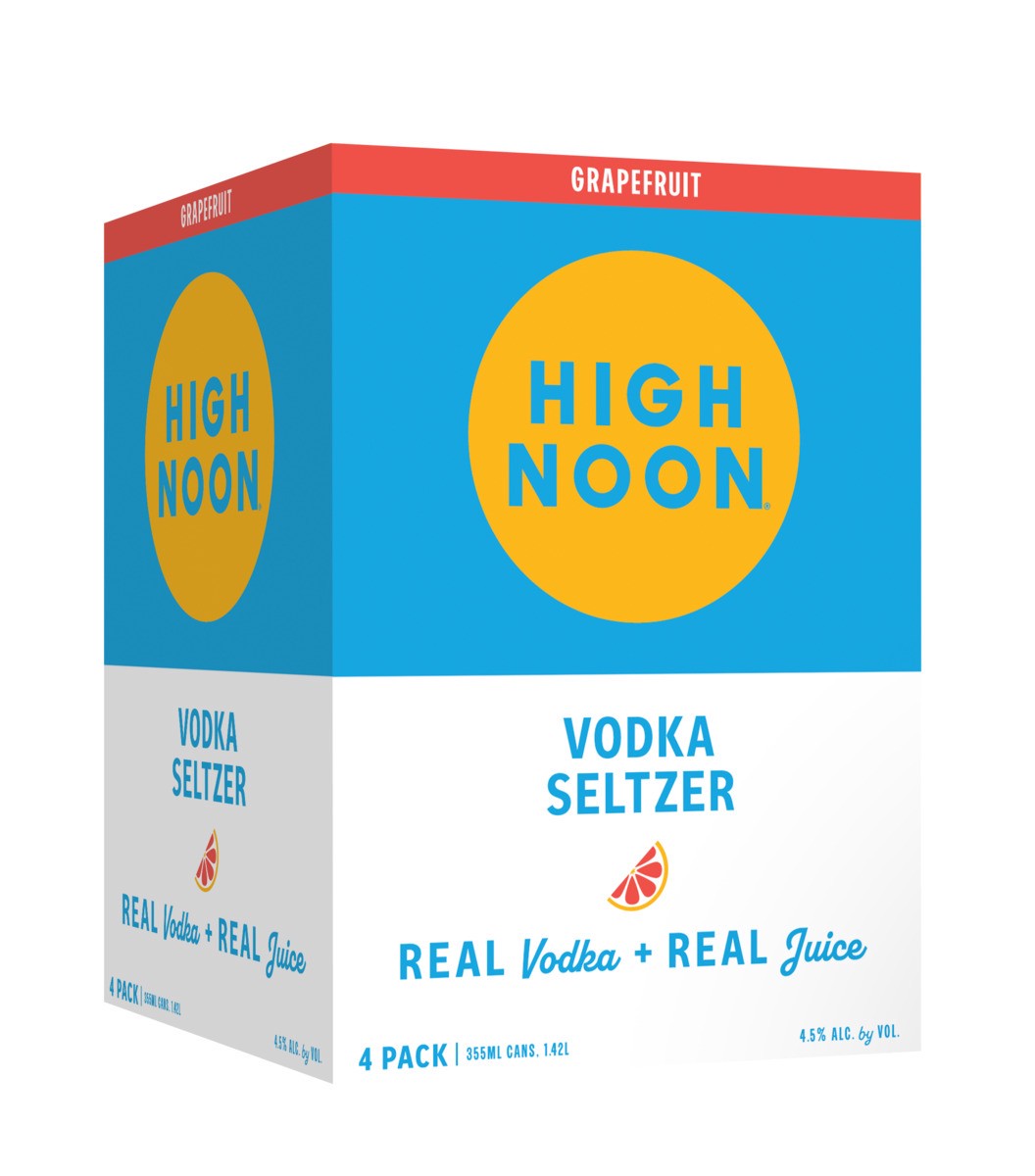 slide 1 of 30, High Noon Seltzer, 4 ct; 12 fl oz