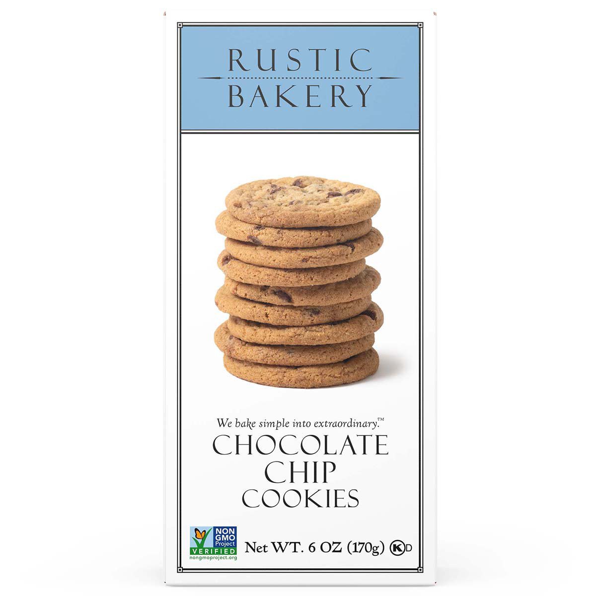 slide 1 of 1, Rustic Bakery Cookies Chocolate Chip 6oz - 6 OZ, 6 oz