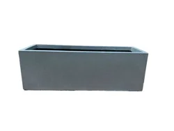 Hd Outdoors Avenue Short Planter - Grey