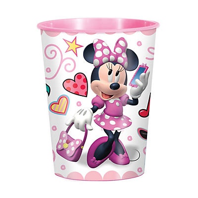 slide 1 of 1, Unique Industries Minnie Mouse Plastic Cup, 16 oz, 1 ct