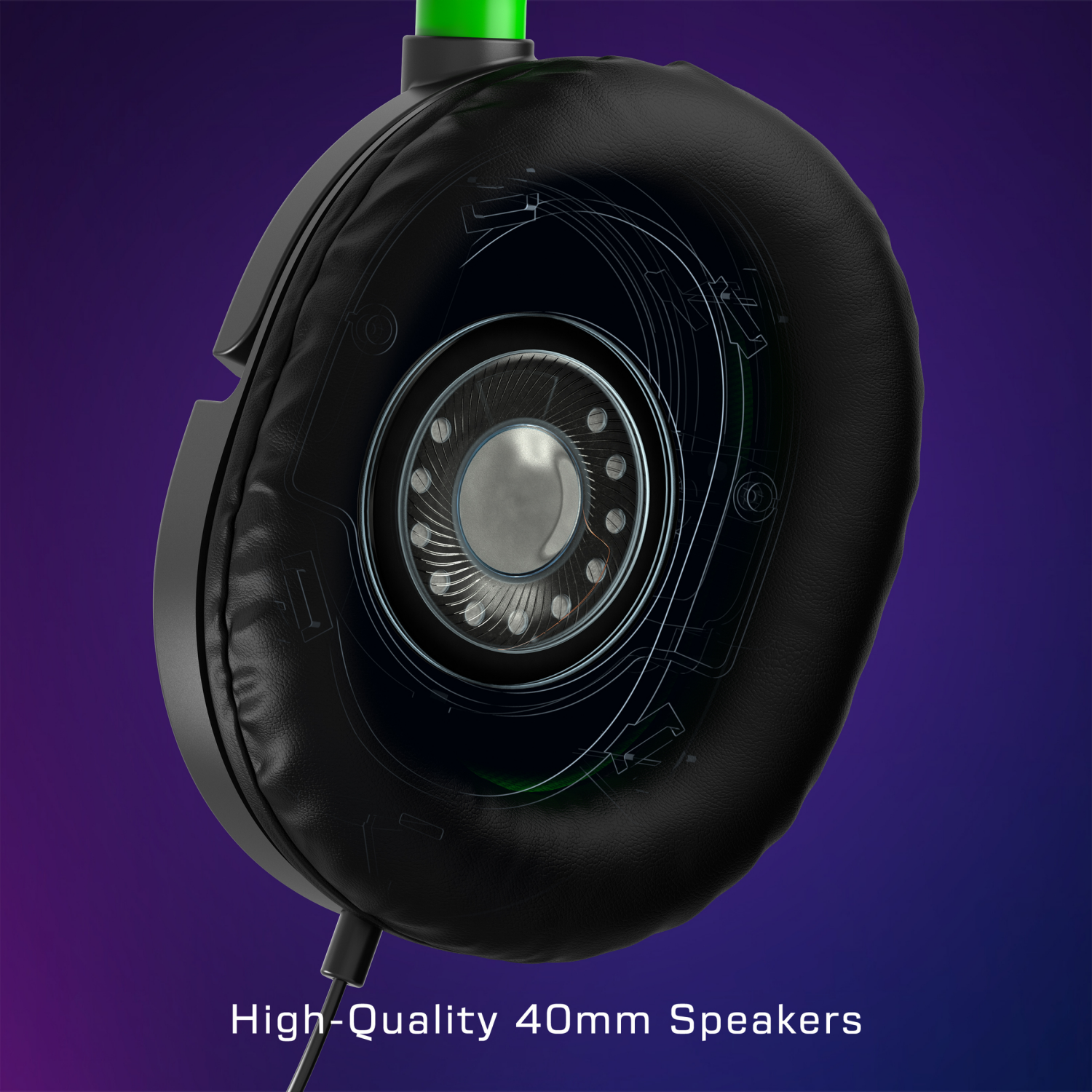 slide 4 of 6, Turtle Beach Recon 50X Stereo Gaming Headset for Xbox One/Series X|S - Black/Green, 1 ct