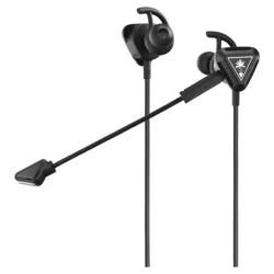 Turtle Beach Battle Buds In-Ear Wired Gaming Headset for Nintendo Switch/Xbox One/Series X|S/PlayStation 4/5 - Black/Silver