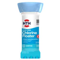 HTH Pool Care Chlorine Floater, Long-Lasting Chlorination, Last up to 4 Weeks