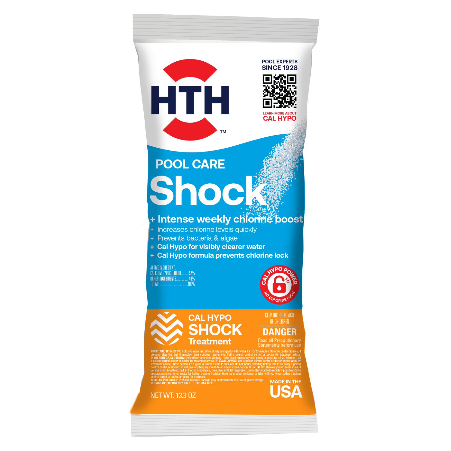 slide 1 of 2, HTH Shock Treatment, 13.3 oz