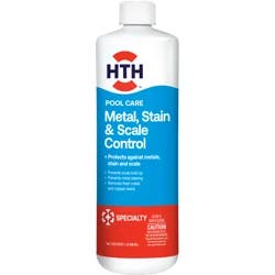 hth Pool Metal Stain Scale Control, 1 Quart