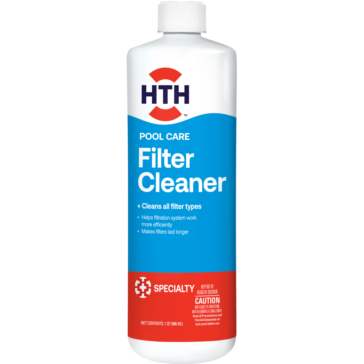 slide 1 of 2, hth Pool Filter Cleaner 1 Quart, 1 qt