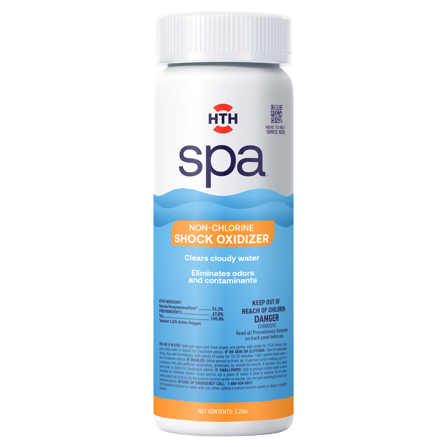 slide 1 of 1, hth Spa NonChlorine Shock Oxidizer - 2.2 lb, 2.2 lb