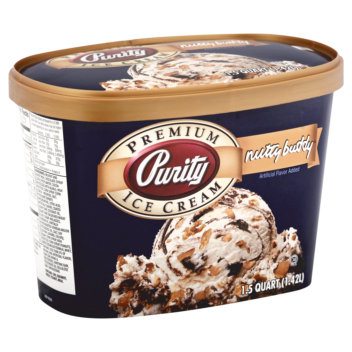 slide 1 of 1, Purity Nuuty Buddy Ice Cream, 48 fl oz