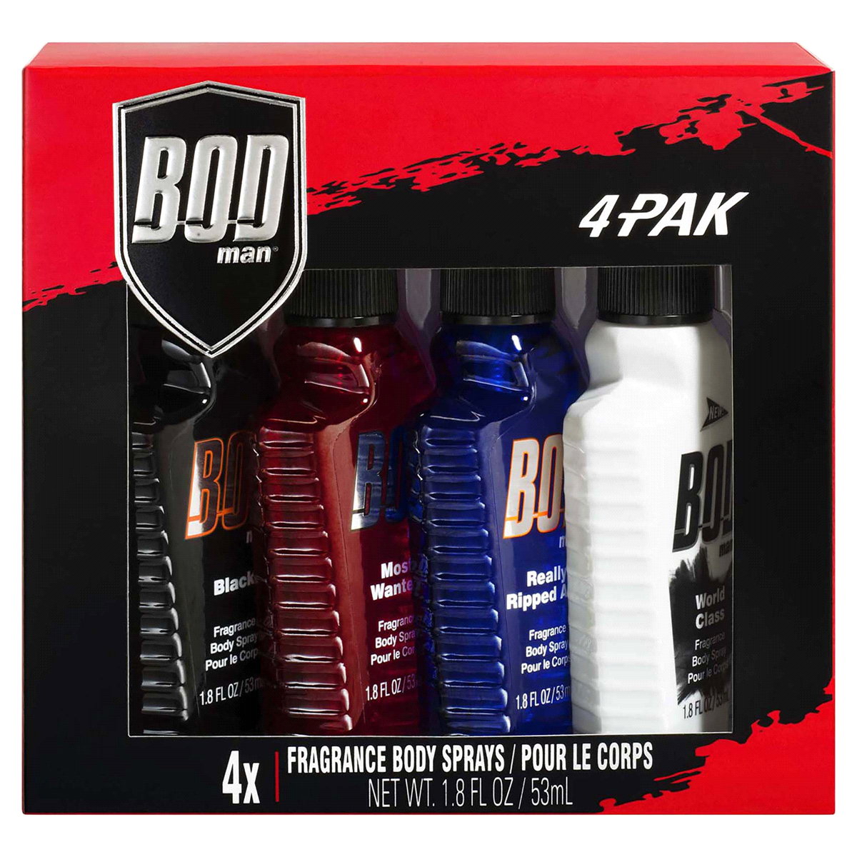 slide 1 of 1, BOD Man Fragrance Body Sprays, 7.2 oz